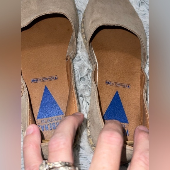 Verbenas Carmen Leather Suede Espadrille Size 41 - Picture 10 of 10